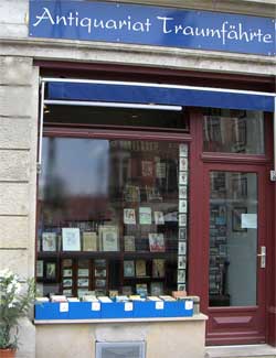 frontal view of the former book shop