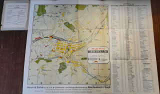 Plan der Stadt Reichenbach i.V.