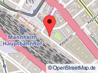map of Mannheim