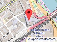 map of Ludwigshafen am Rhein
