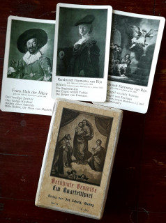 Berühmte Gemälde. Ein Quartettspiel.