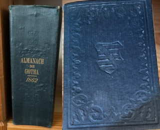 Almanach de Gotha&period; Annuaire Diplomatique Et Statistique Pour L'Annee 1862&period;