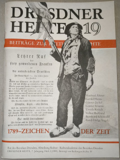 Rat des Bezirkes Dresden (Hrsg.): Dresdner Hefte 19. 1789 – Zeichen der Zeit.