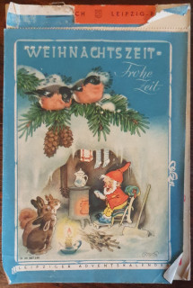 Weihnachtszeit – Frohe Zeit. Adventskalender (Abreißkalender).