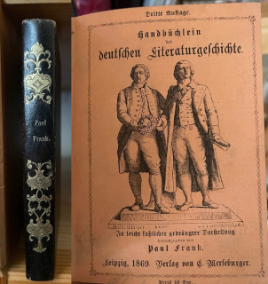Frank, Paul: Handbüchlein der deutschen Literaturgeschichte.