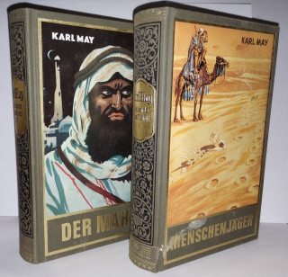May, Karl: Im Lande des Mahdi. Bd. 1–2 (1. Band: Menschenjäger. Reiseerzählung., 2. Band: Der Mahdi.)