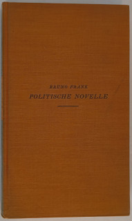 Frank, Bruno: Politische Novelle.
