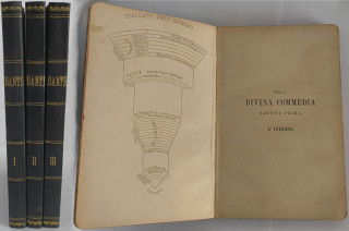 Dante: Della Divina Commedia. 3 Bände (komplett).