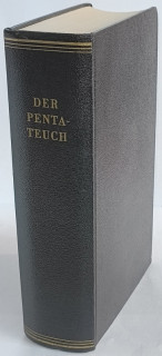 Die fünf Bücher Moses mit deutscher Übersetzung nebst dem Haftaroth, Megiloth und Sabbat-Gebeten. [= Der Pentateuch.]