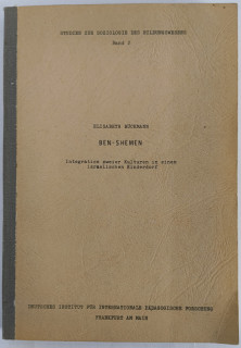 Bückmann, Elisabeth: Ben-Shemen. Integration zweier Kulturen in einem israelischen Kinderdorf.