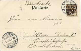 image of the back side of article no. P 11457