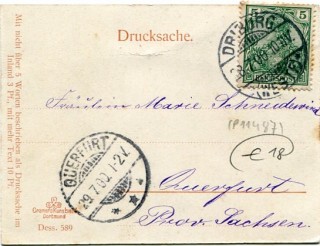 image of the back side of article no. P 11487