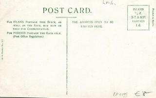 image of the back side of article no. P 119