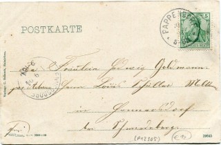 image of the back side of article no. P 12305