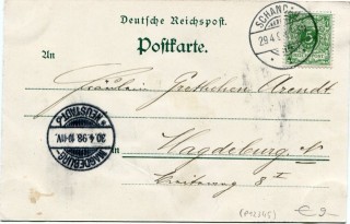 image of the back side of article no. P 12345