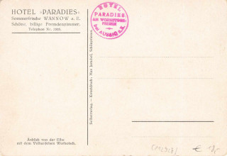 image of the back side of article no. P 12927