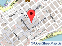 map of Valletta / il-Belt