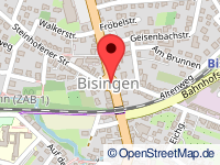 map of Bisingen