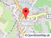 map of Avricourt / Elfringen / Deutsch-Avricourt