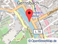 Karte von Gernsbach (Stadt)