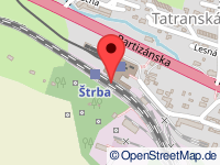 Karte von Tschirm / Štrba (Gemeinde)