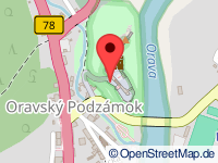 map of Oravský Podzámok / Arwa (municipality)