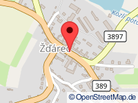 Karte von Sdiaritz / Žďárec / Zdiaretz (Gemeinde)