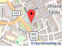 map of Jihlava / Iglau (city)