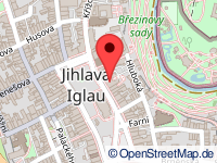 map of Jihlava / Iglau (city)