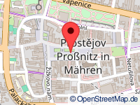Karte von Proßnitz / Prostějov (Stadt)