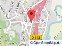 map of Montmédy