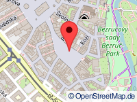 Karte von Olmütz / Olomouc