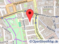 map of Olomouc / Olmütz