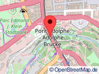 map of City of Luxemburg / Stad Lëtzebuerg / Ville de Luxembourg