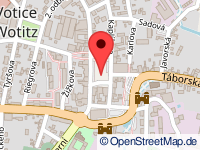 map of Votice / Wotitz (city)