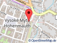 Karte von Hohenmaut / Hohenmauth / Vysoké Mýto