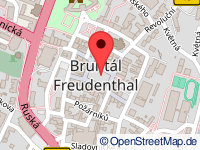 Karte von Freudenthal / Bruntál (Gemeinde)