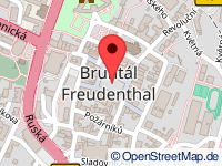 Karte von Freudenthal / Bruntál (Gemeinde)