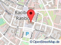 Karte von Ratibor / Racibórz