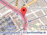 Karte von Frankfurt am Main
