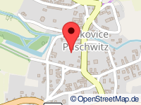 map of Podbořany / Podersam (city)