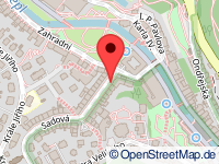 map of Karlovy Vary město / Karlsbad (city)