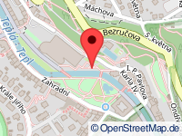 map of Karlovy Vary město / Karlsbad (city)