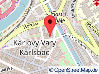 Karte von Karlsbad (Stadt) / Karlovy Vary město