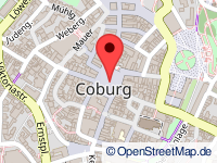map of Coburg (city)