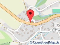 Karte von Chwalkowitz / Chvalkovice v Čechách