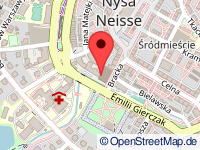 Karte von Neisse / Neiße / Nysa