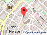 map of Nysa / Neisse / Neiße