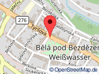 map of Bělá pod Bezdězem / Weißwasser (city)