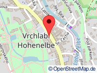 Karte von Hohenelbe / Vrchlabí (Stadt)